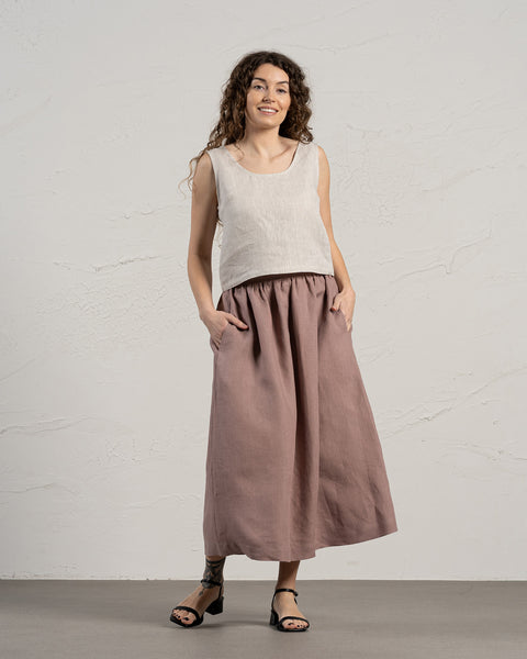 Maxi Skirt Sophia Faded Rose