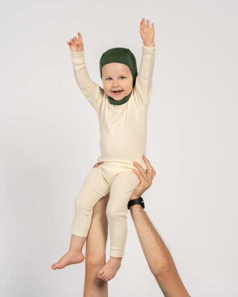 Cagoule en laine mérinos 160 pour enfants