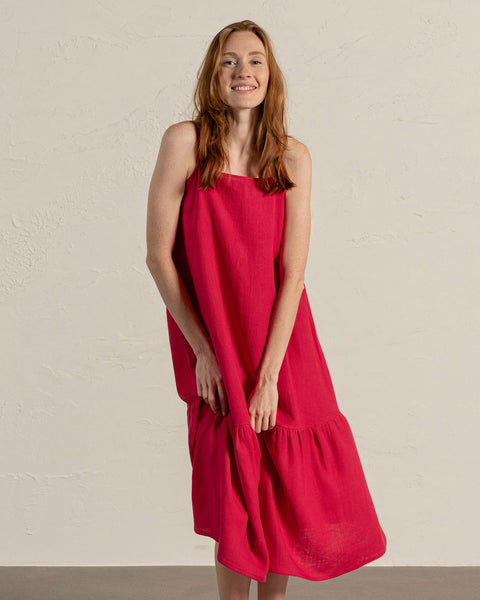 Robe blouse en lin Lisa