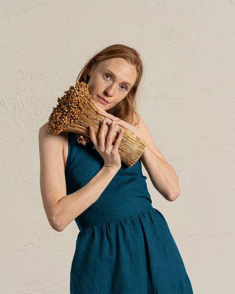 Robe à bretelles dos nu Soleil