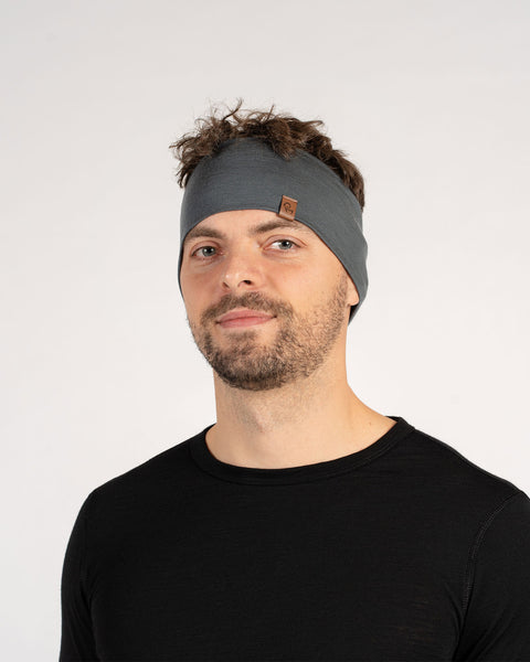 Bandeau Large pour Homme Gris Foncé