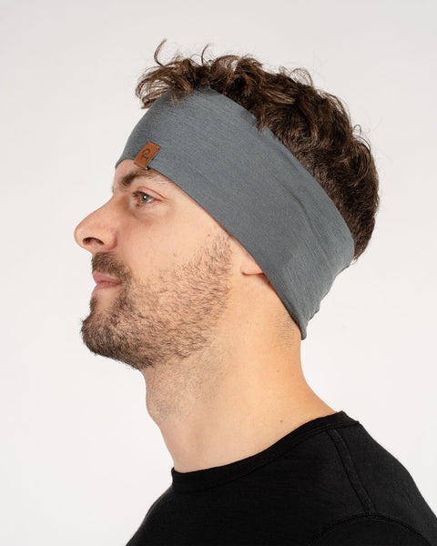 Bandeau Large pour Homme Gris Foncé