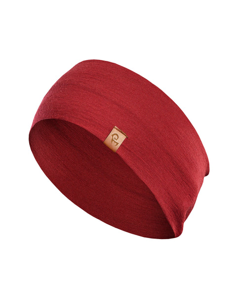 Bandeau pour femme en mérinos Royal Cherry