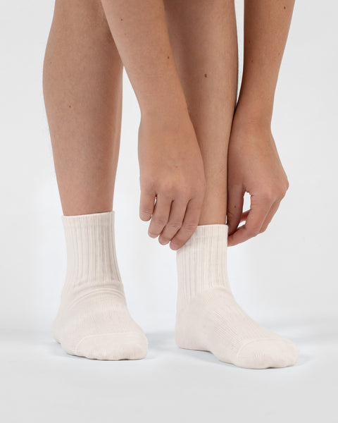 Chaussettes montantes pour enfants en coton Naturel