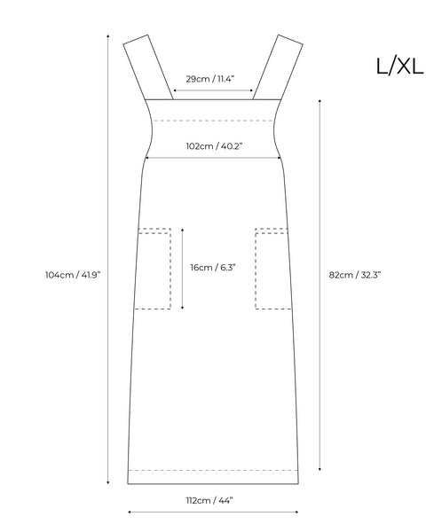 Tablier japonais à dos croisé