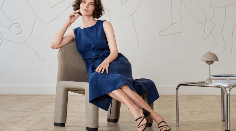 Linen Dress Sale - MENIQUE