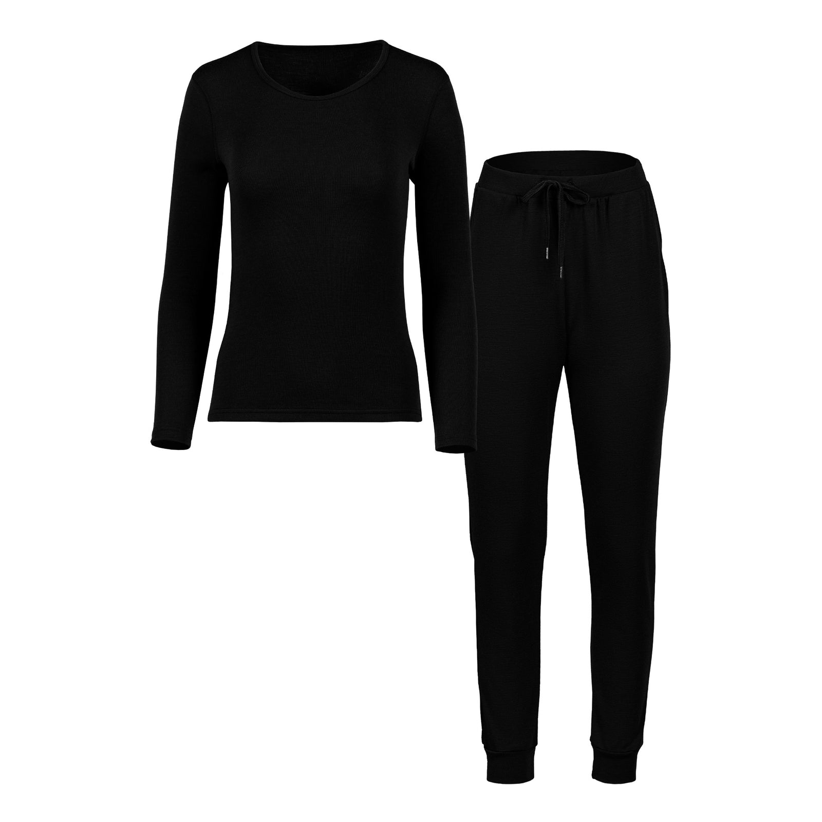 Ensemble haut à manches longues et joggers pour femme