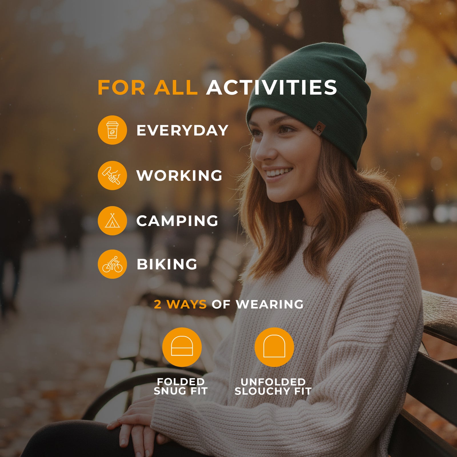 Bonnet en mérinos pour femme Gris Parfait