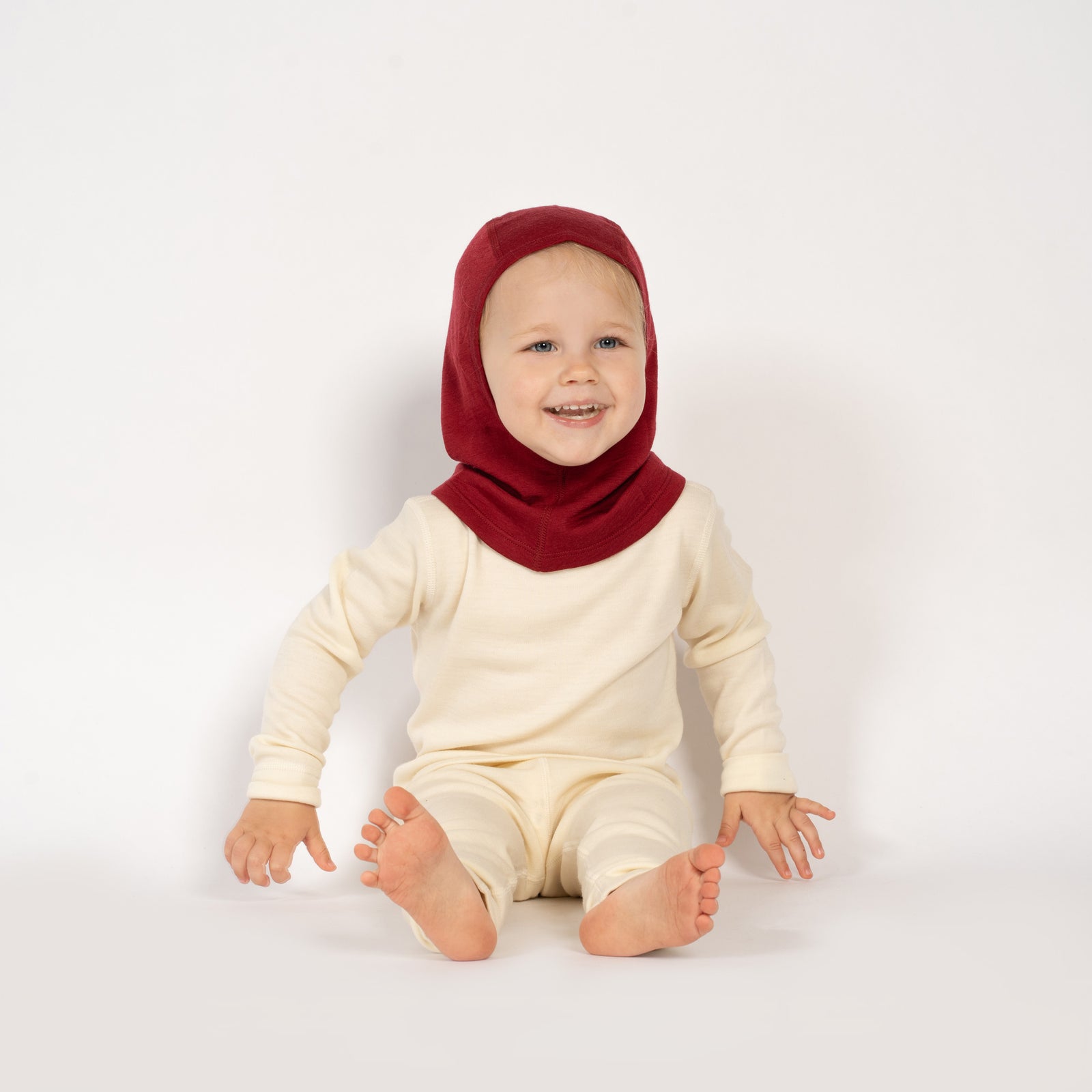 Cagoule en laine mérinos 160 pour enfants