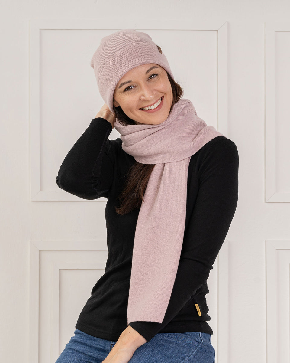 Lot Écharpe + 2 Bonnets Homme – H&M – Marron/Noir – Matière Acrylique – Occasion Bon État