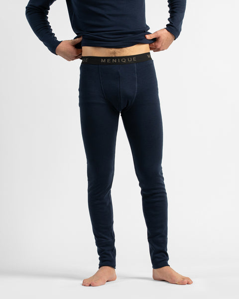Pantalon en mérinos 250 pour homme Rubis Bleu Marine