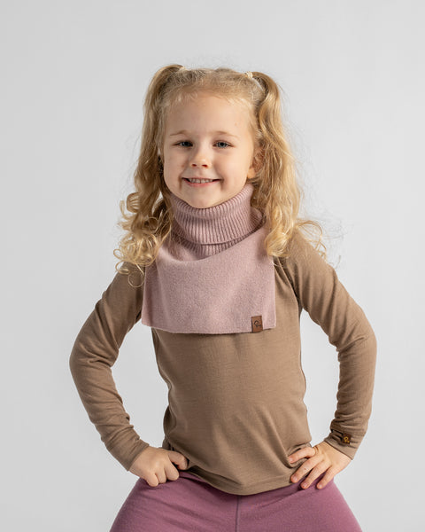 Tour de cou tricoté pour enfants en mélange cachemire