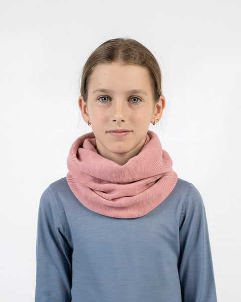 Écharpe tube pour enfants en laine mérinos
