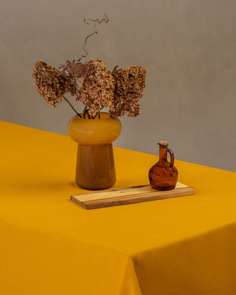 Nappe de table en lin pour les fêtes