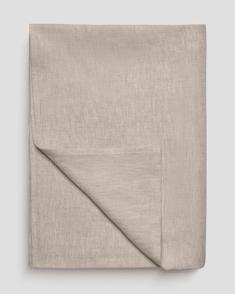 Linen Throw Blanket Natural