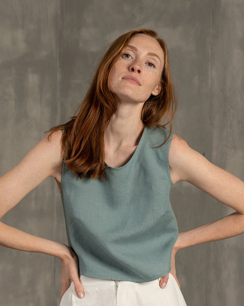 Top court à bretelles croisées Serena