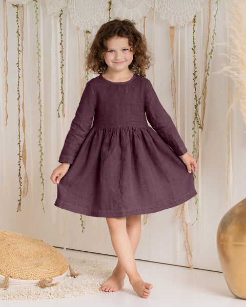 Robe en lin pour filles Lucy