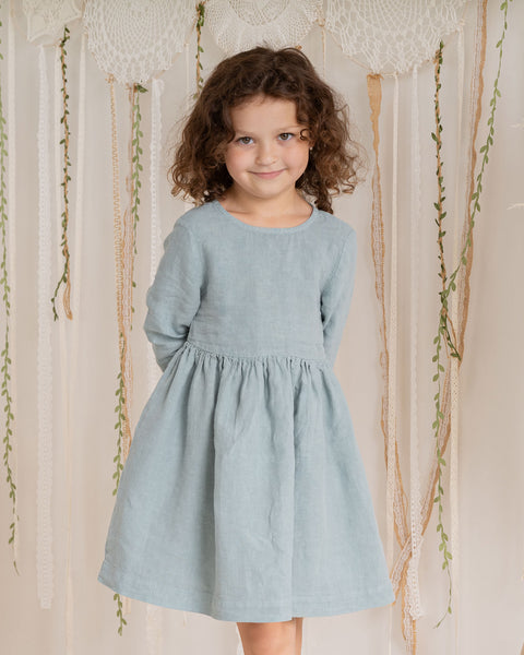 Robe en lin pour filles Lucy