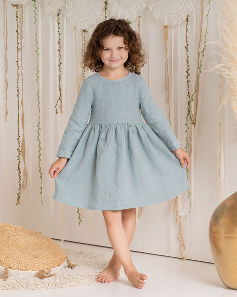 Robe en lin pour filles Lucy