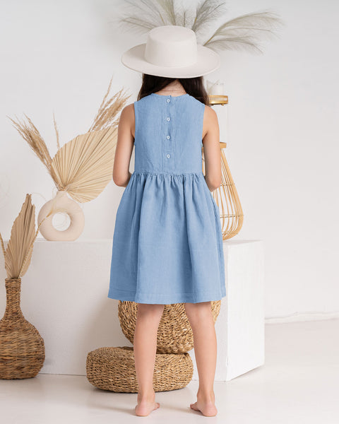 Robe en lin pour filles Maya