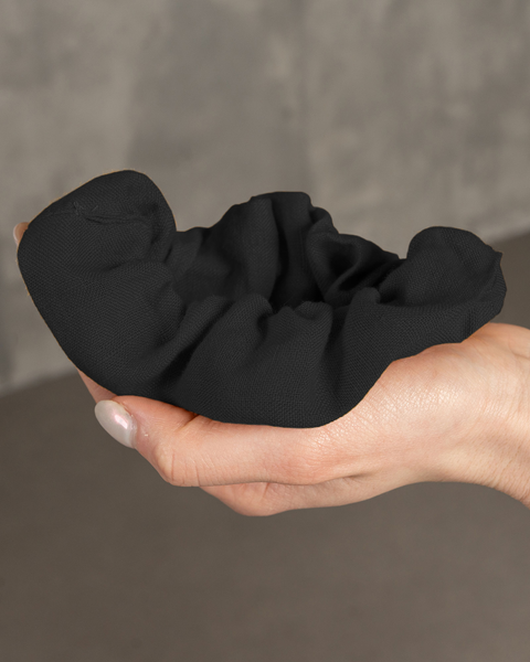 Chouchou en lin pour cheveux