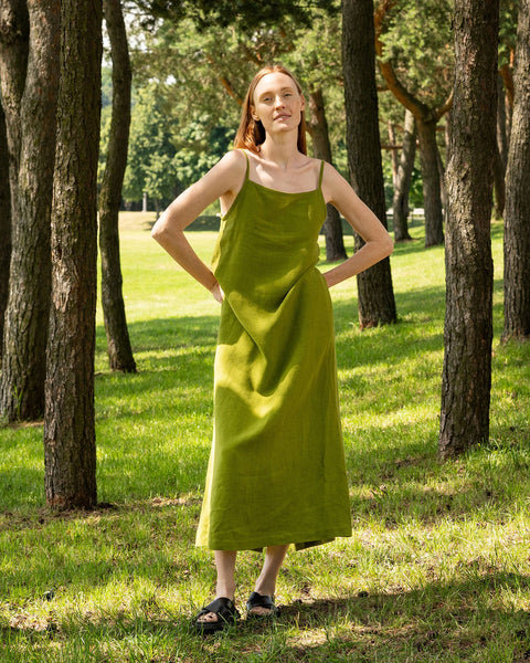 Robe Maxi en Lin Jasmine