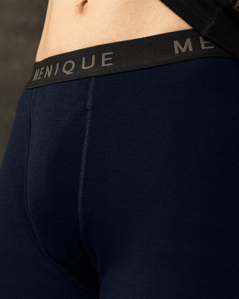 Pantalon pour homme 250 Merino Rub Bleu Foncé