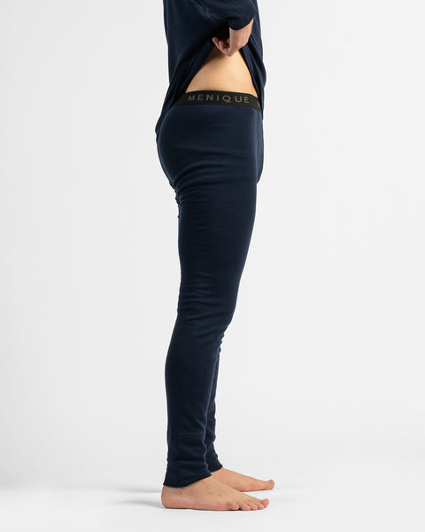 Pantalon en mérinos 250 pour homme Rubis Bleu Marine