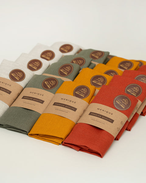 Ensemble de serviettes en lin