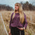 Linen Blouse Nora Shadow Purple