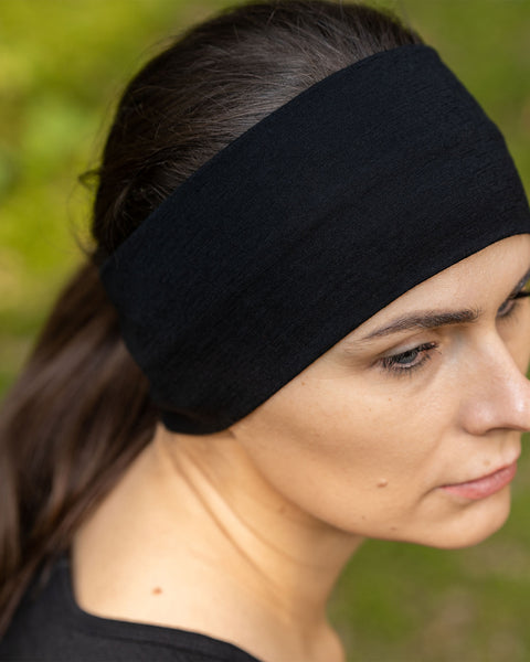 Women&#39;s Headband 160 Merino Black