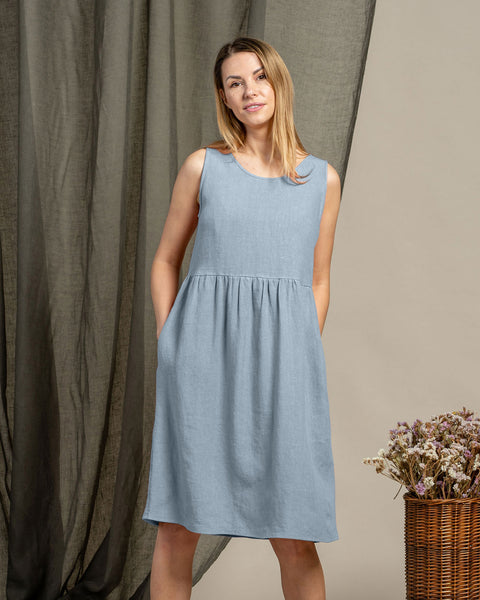 Smock Dress Eliza Cloudy Blue