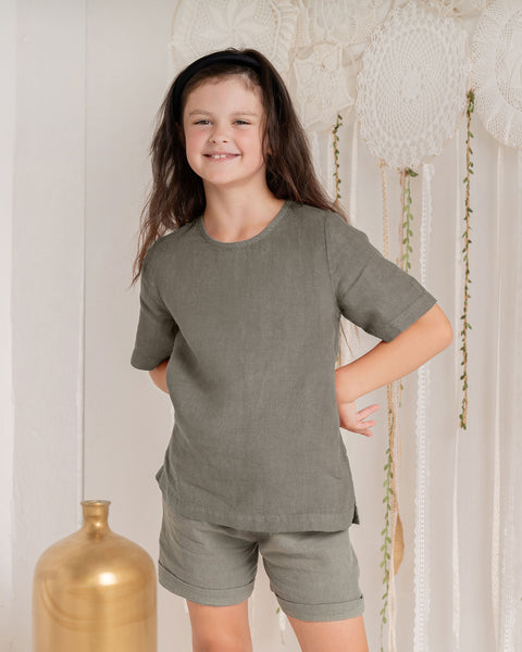 T-shirt en lin pour enfants Emma