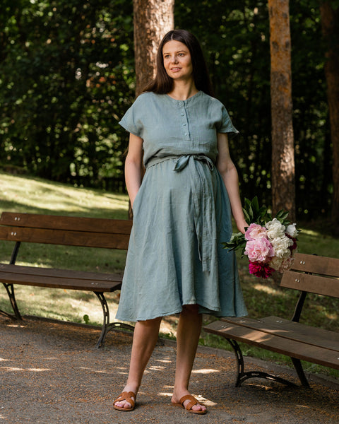 Robe boutonnée devant Brigit