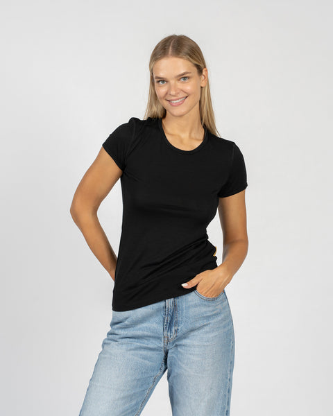 Women&#39;s 160 Merino T-Shirt Black