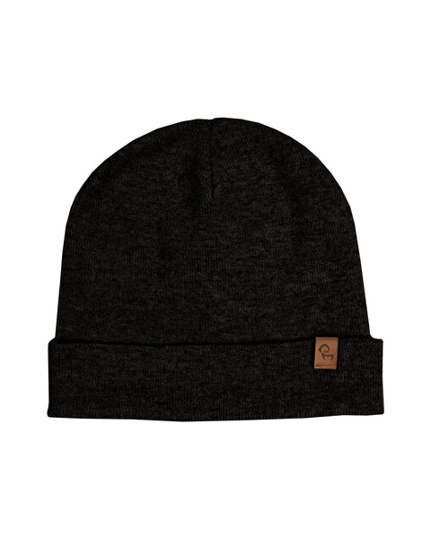 Women&#39;s Knit Beanie Merino &amp; Cashmere Black