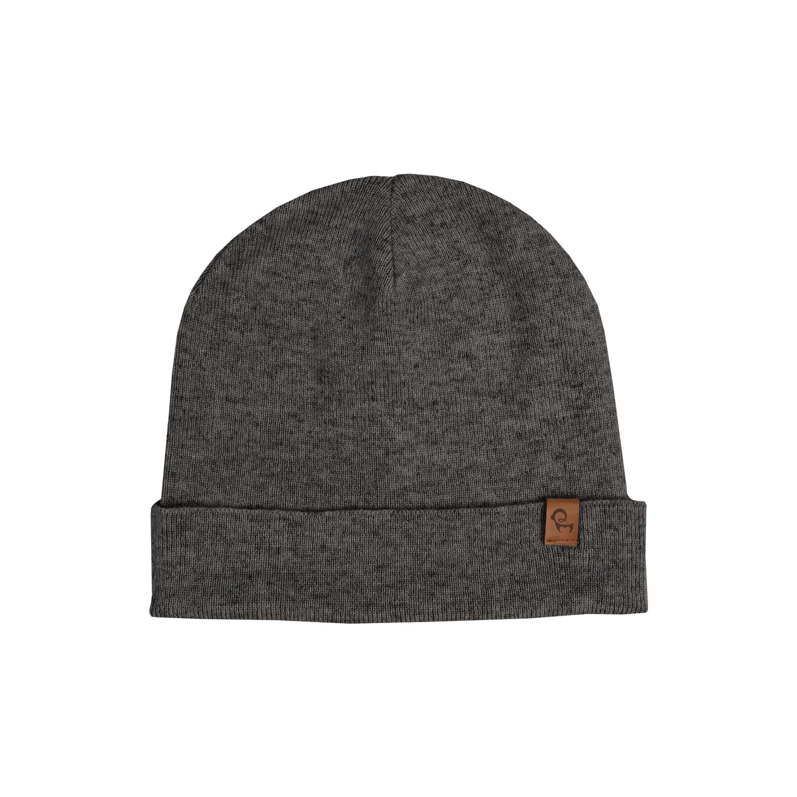 Men's Knit Beanie Merino & Cashmere Dark Gray