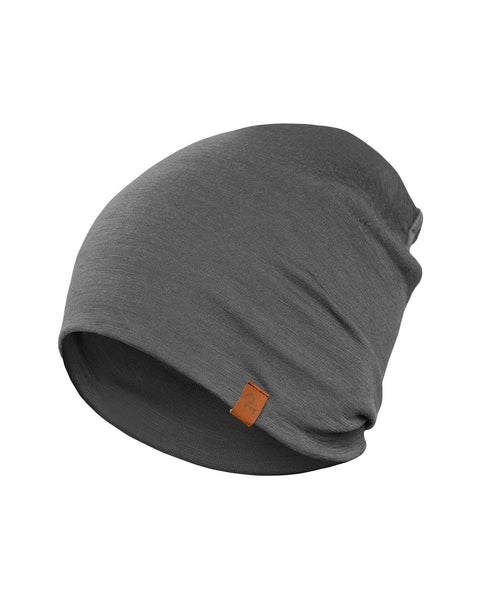 Bonnet en mérinos pour femme Gris Parfait