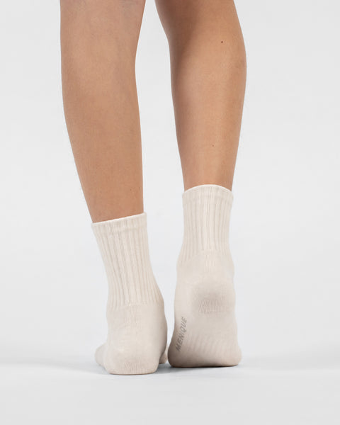 Chaussettes montantes pour enfants en coton Naturel