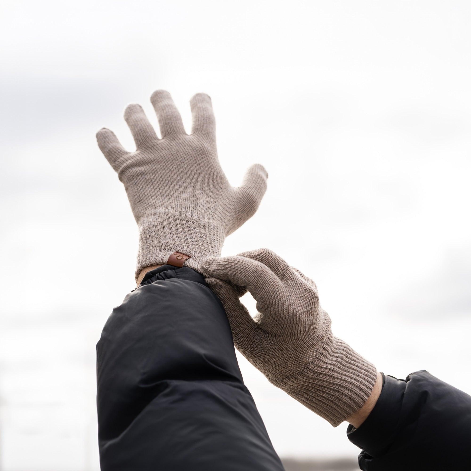 Gants pour hommes tricotés en mérinos