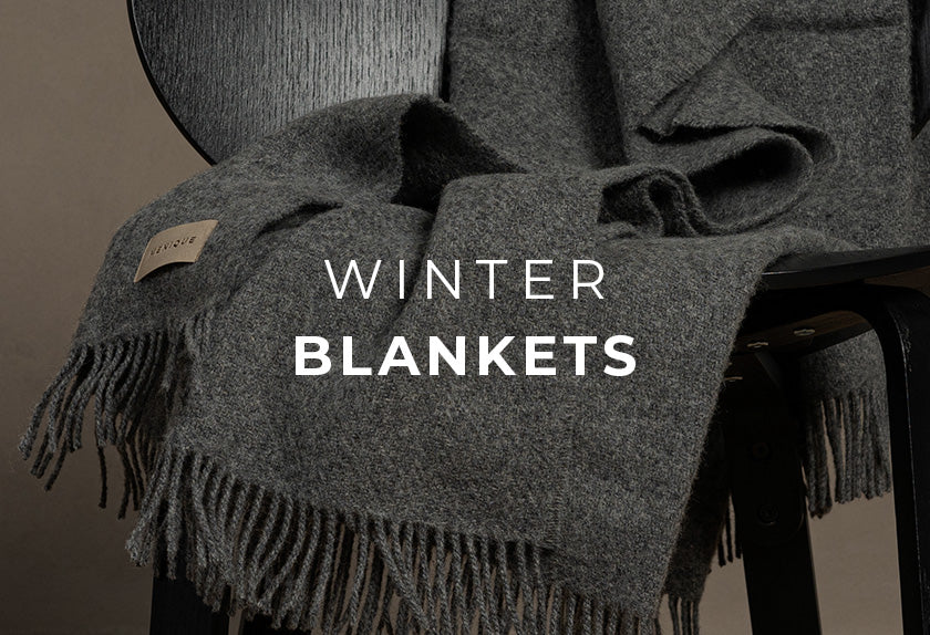 Warm winter blankets at menique online