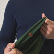 Bonnet unisexe en mérinos vert foncé