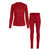 Women's 160 Long Sleeve & Bottoms 2-Piece Royal Cherry