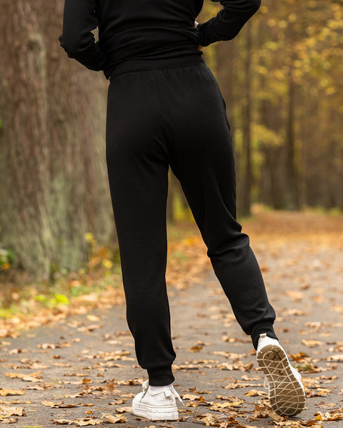Women&#39;s Jogger sweatpants 250gsm Black