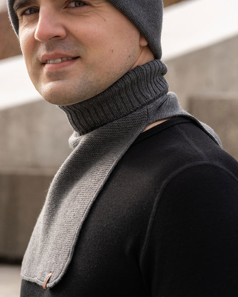 Men&#39;s Dickie Neck Warmer Knitted Merino