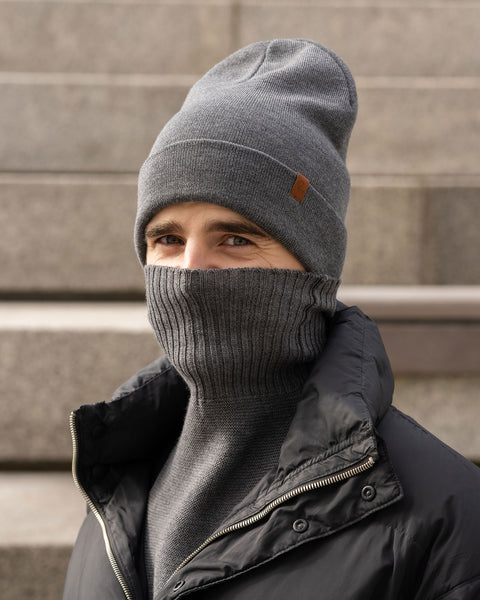 Men&#39;s Dickie Neck Warmer Knitted Merino
