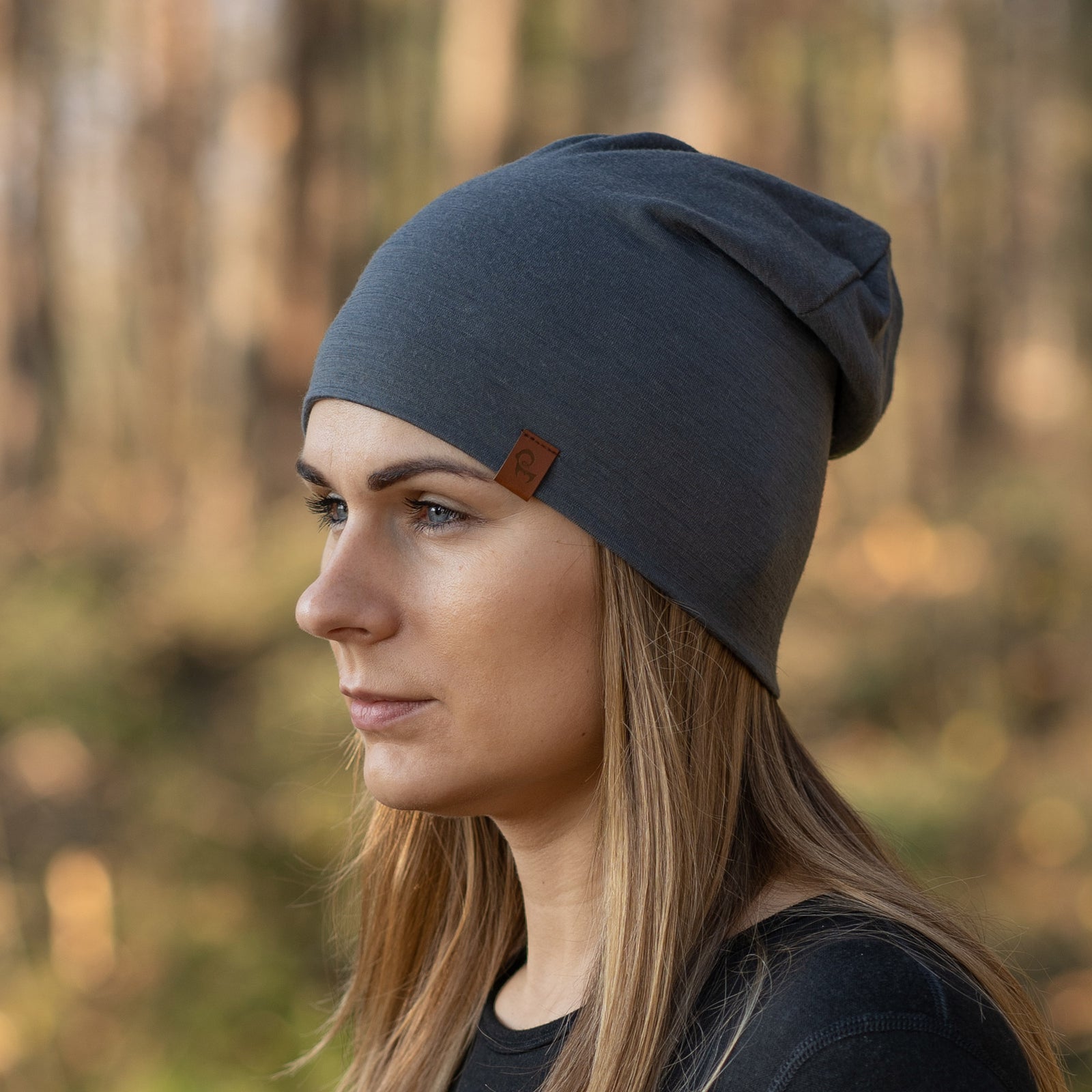 Bonnet en laine mérinos pour femme, gris parfait 
