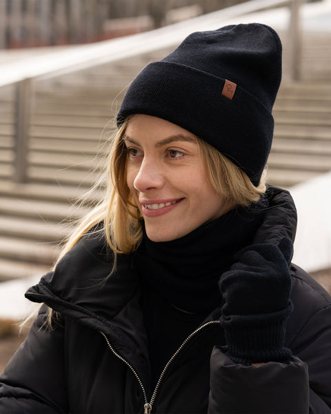 Women&#39;s Beanie Knitted Merino