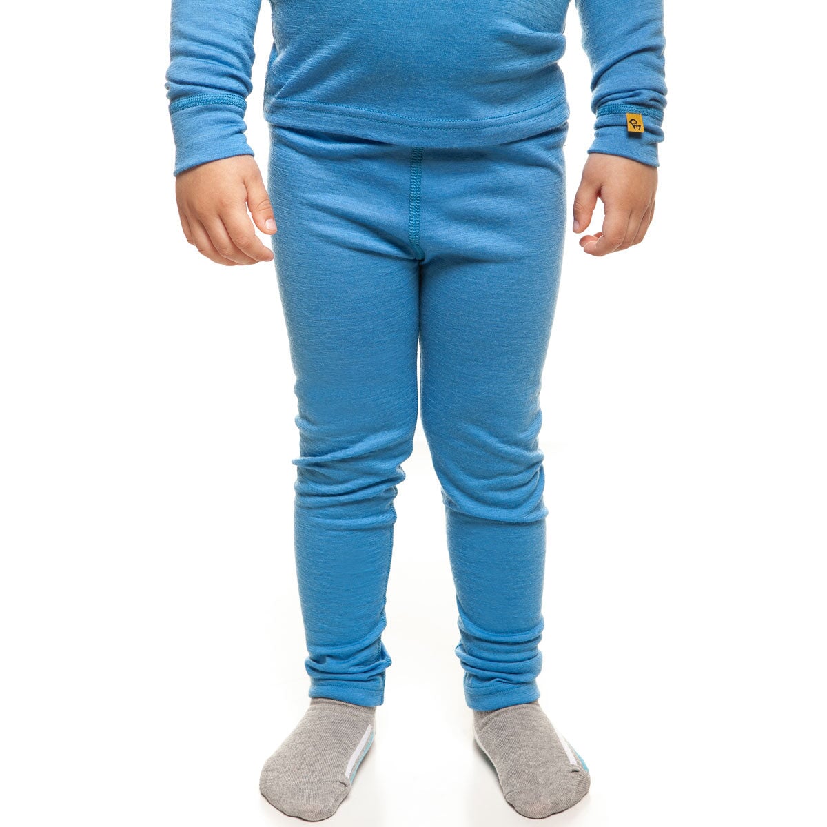 menique Kids' Merino 160 Pants Light Blue Color
